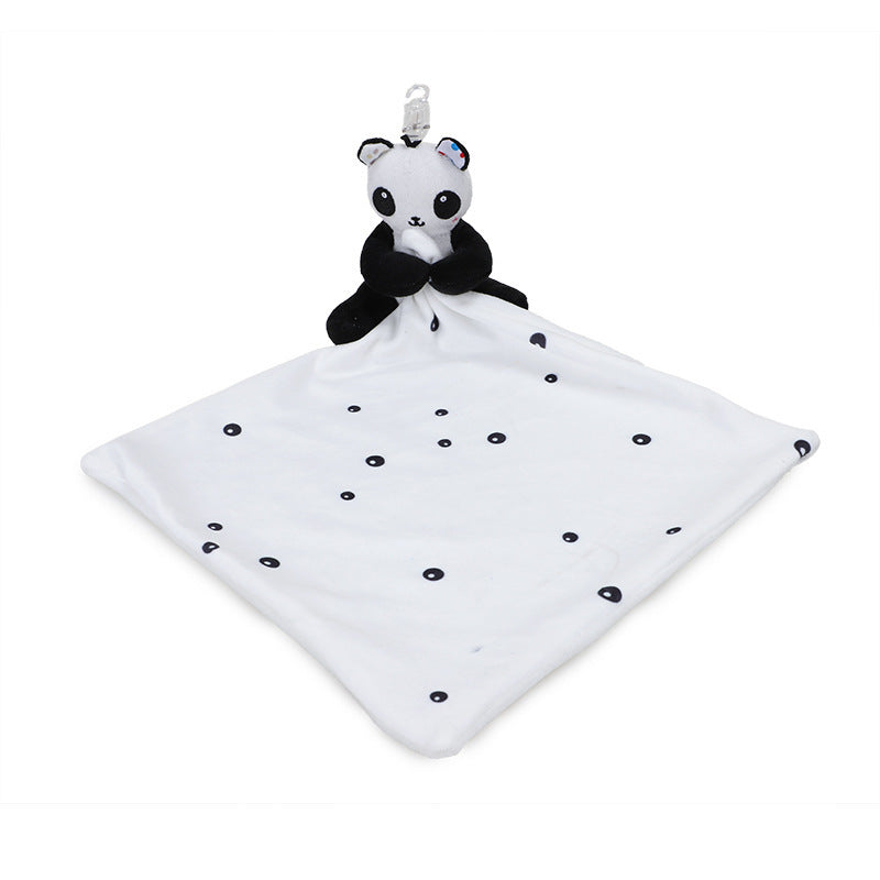 Baby saliva towel with sleep comfort doll